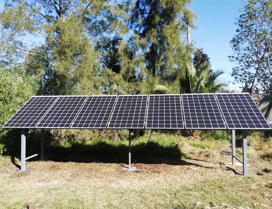 Solar Infinity Energia Renovable panel solar en zona rural